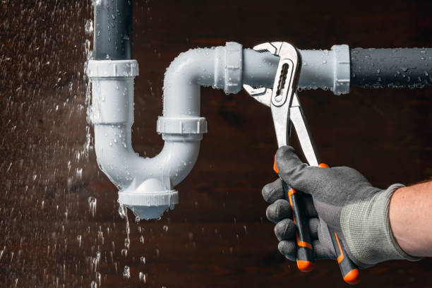 Professional Plumbing technician working in Crestline, CA